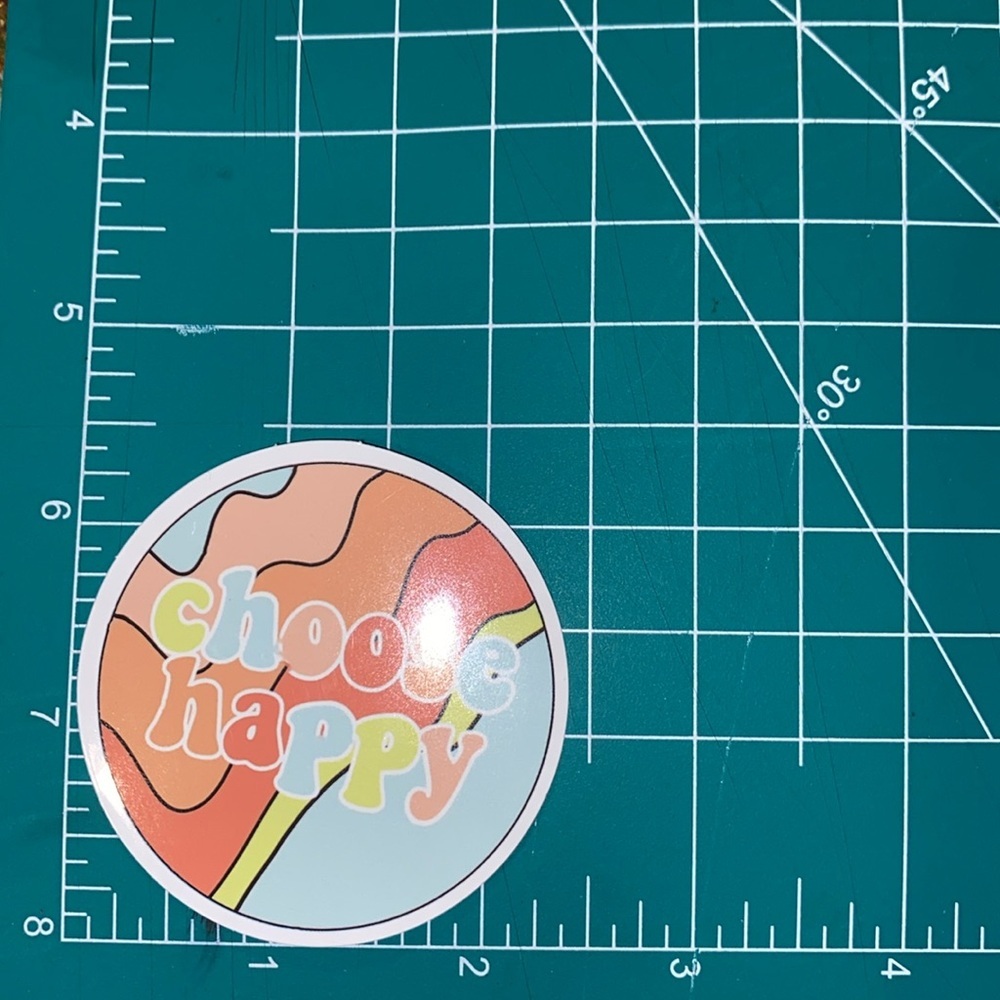 ๐20/$5๐ Colorful 'Choose Happy' Sticker - Picture 2 of 3